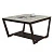 Размеры:	 70х70, h 43 см. Материал:	 опоры-массив, шпон